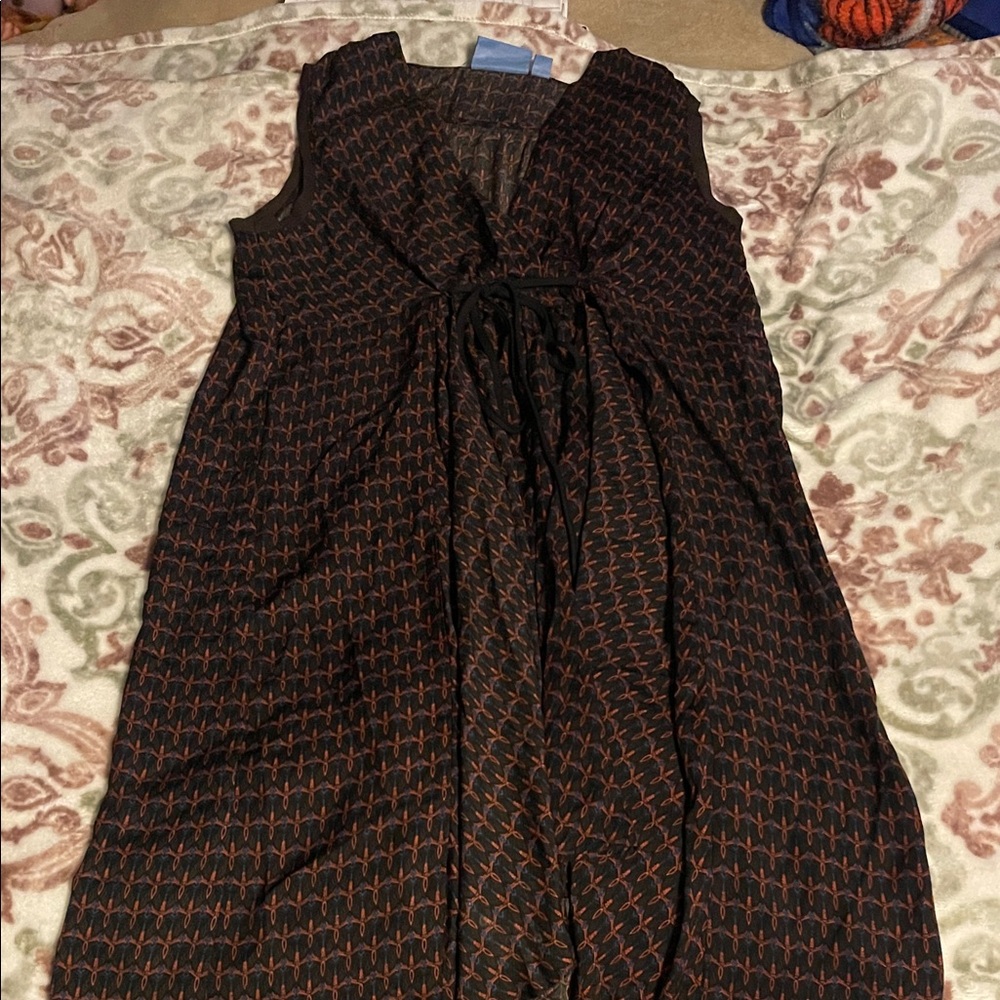 Simply Vera Vera Wang Black and Red Maxi Dress